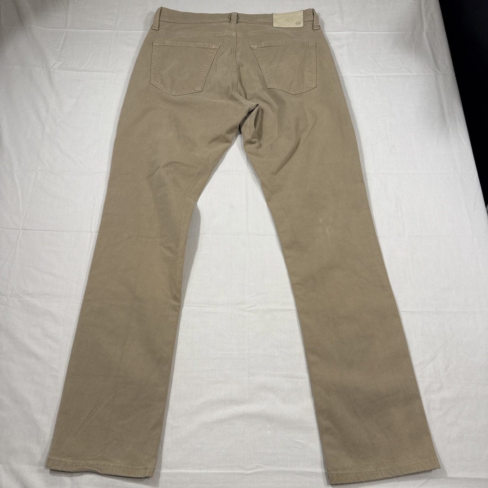 JEANS MODERN ATHLETIC AG Adriano MENS 30X34 Goldschmied Ives Stretch TAN BRN - Picture 7 of 9